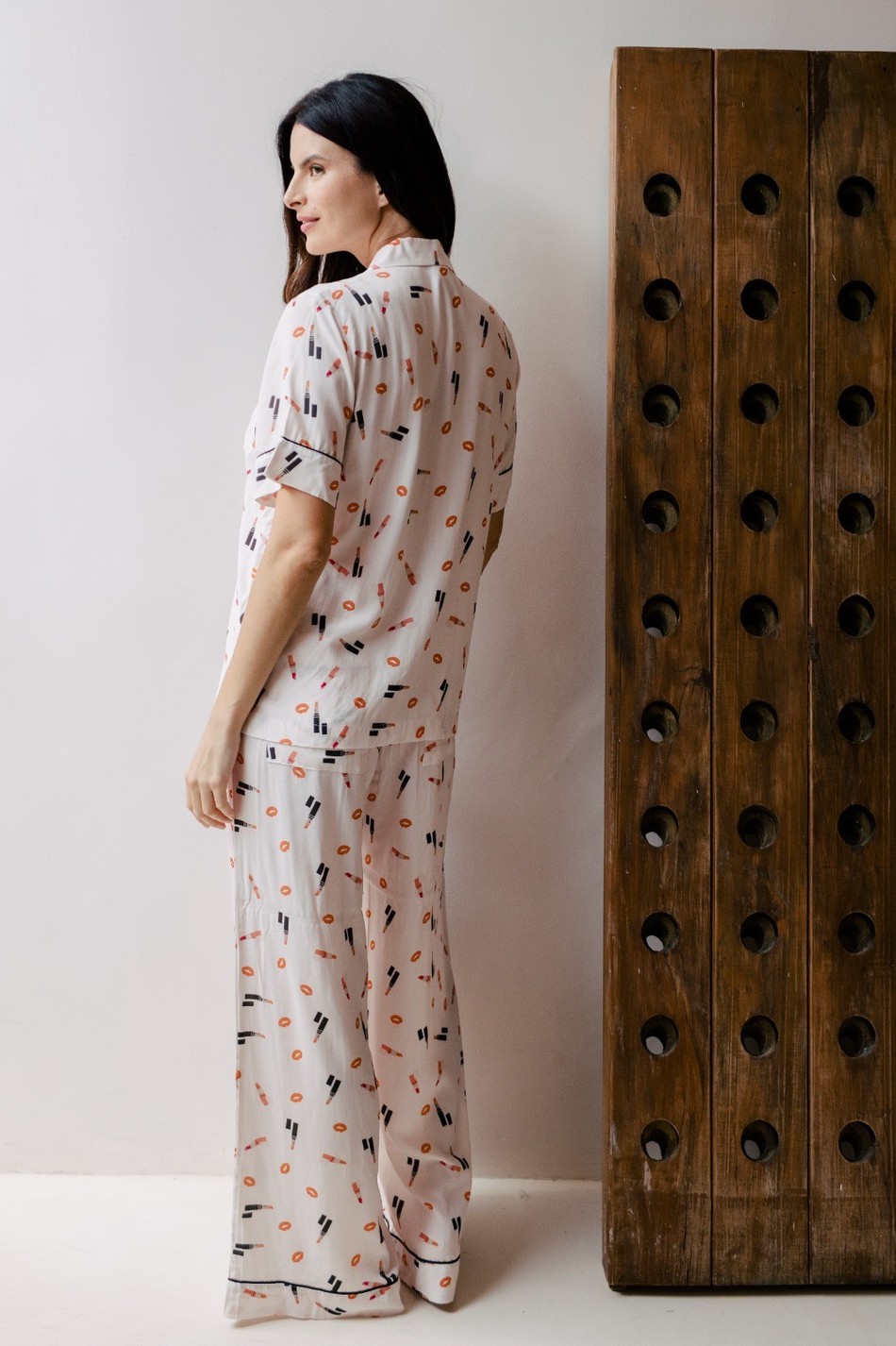 Pijama Pantalona Batom - Collab Karen Bachini